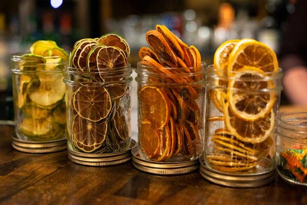 containers for garnishes and bitters